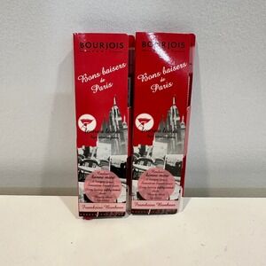 Bourjois Paris Bons Baisers de Paris Lip Stain Pen Framboise 0.06oz x2 Pack NEW
